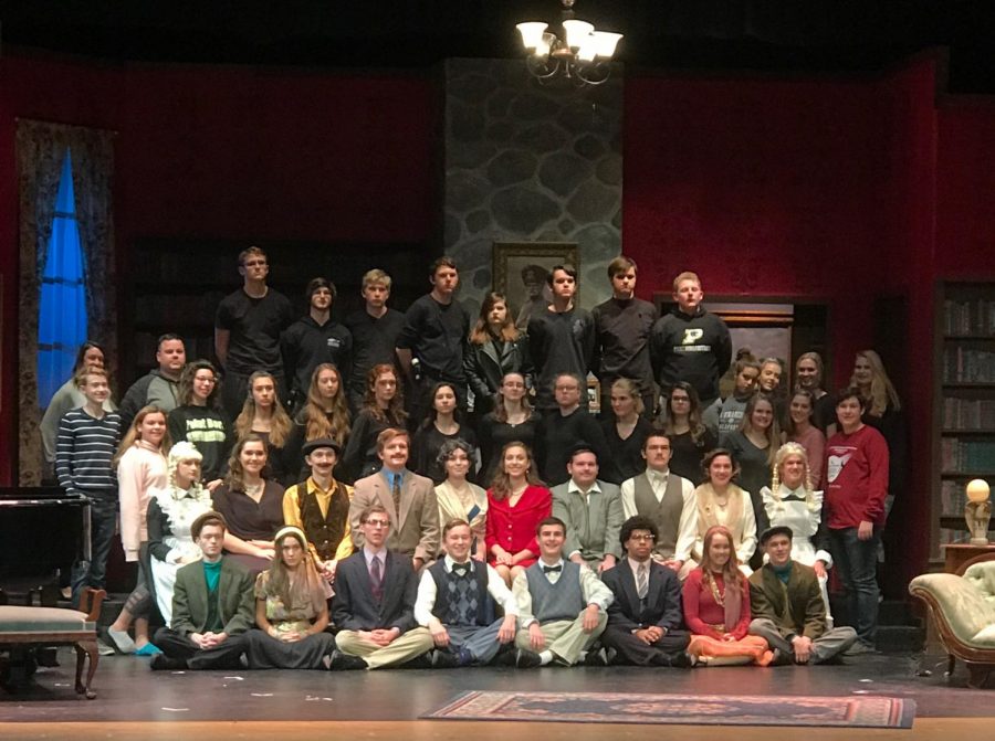 The cast and crew of the fall play