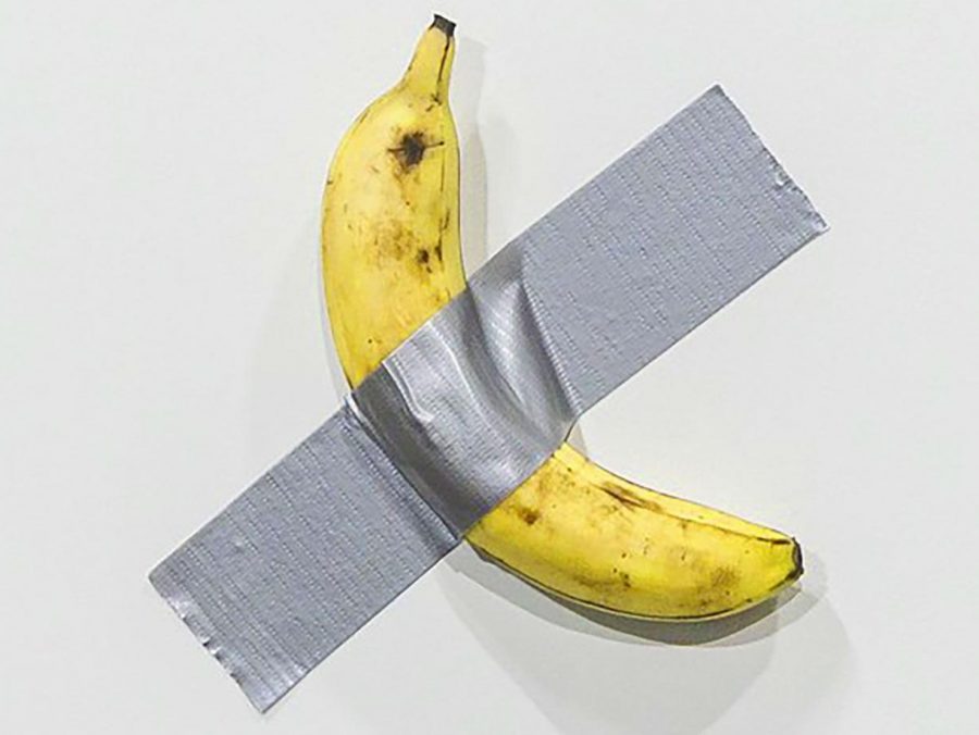 The banana shortly before being eaten.  Photo courtesy of Google Images.