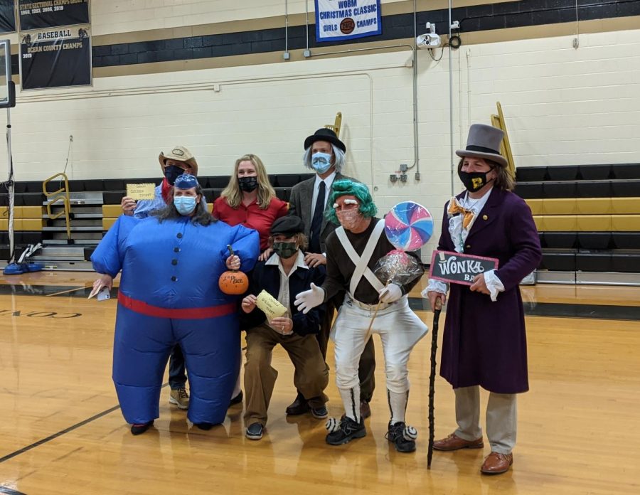 P.E. teachers take 1st Place yet again with another outstanding group costume!