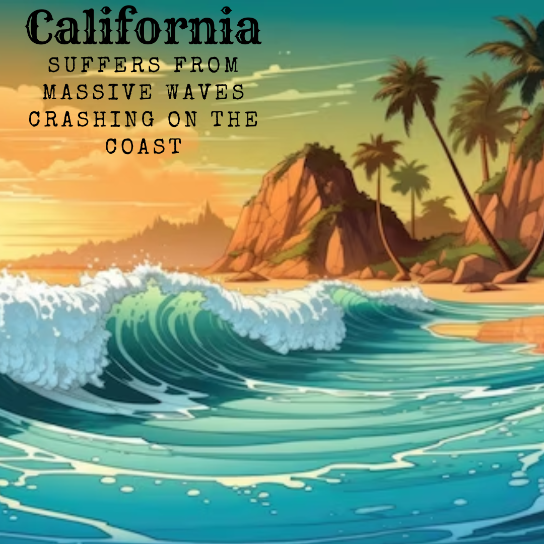 California Suffers from Massive Waves Crashing on the Coast