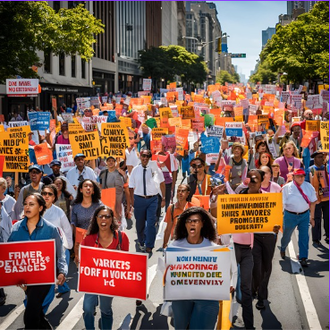 U.S. Workers on Strike!