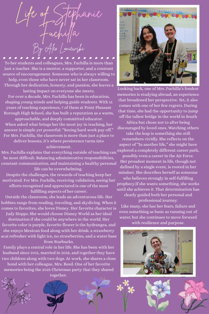 Photojournalism: Teacher Appreciation Week - Mrs. Fuchilla-Goracy